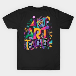 Art teacher funny cute victor design T-Shirt